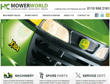 Tablet Screenshot of mowerworld.co.uk